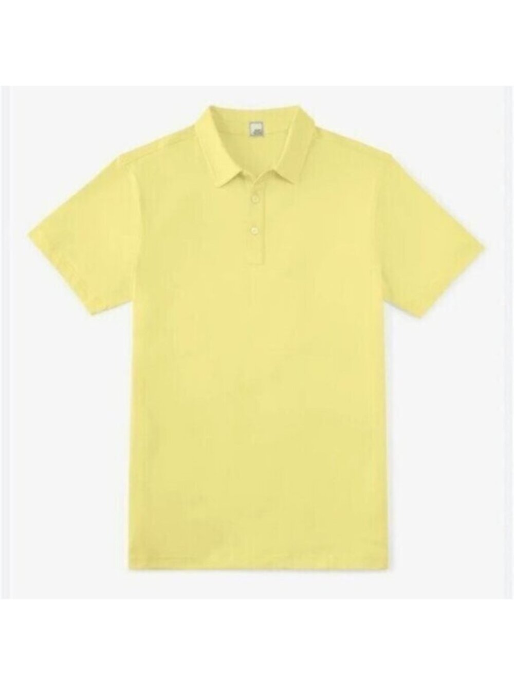 NWT Swet Tailor Men's Light Yellow All In Polo Swet Polo Size XXL